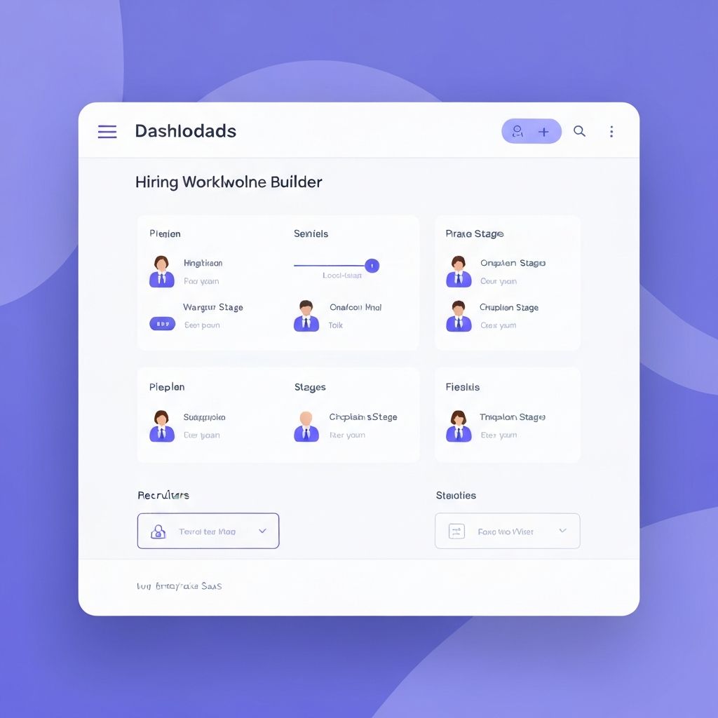 Kreativs workflow builder dashboard showing drag-and-drop pipeline stages